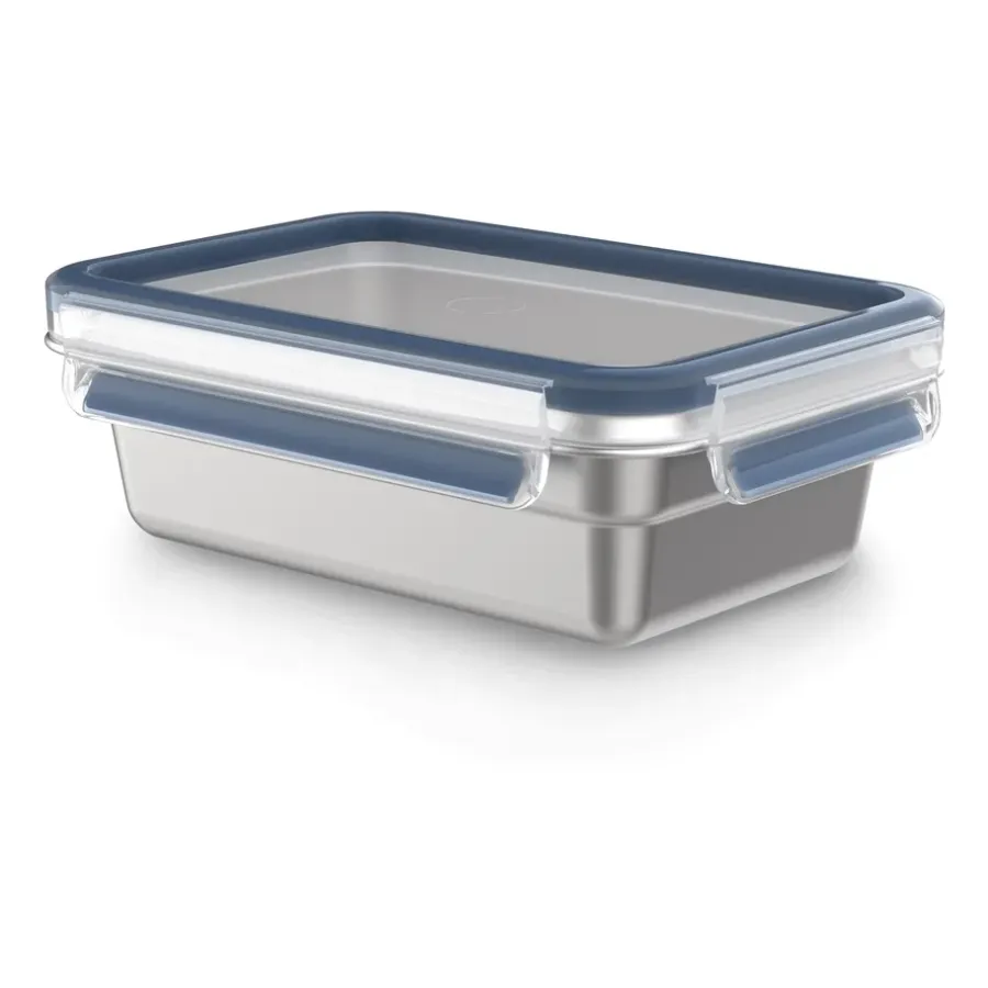 MasterSeal rostfritt stål matlåda rektangulär, 0,8 L^Tefal Clearance