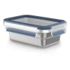 MasterSeal rostfritt stål matlåda rektangulär, 0,5 L^Tefal