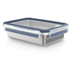 MasterSeal rostfritt stål matlåda rektangulär, 1,2 L^Tefal Online