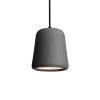 Fönsterlampor|Taklampor & Pendlar-New Works Material pendel, Dark grey concrete