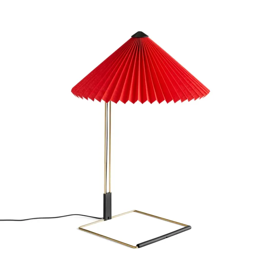 Matin table bordslampa Ø38 cm, Bright red shade^HAY Sale