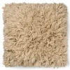 Meadow High Pile kudde 50x50 cm, Light Sand^Ferm Living Outlet