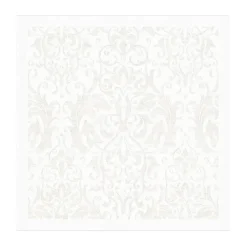 Tygservetter|Tygservetter-Ekelund Linneväveri Medaljong servett 35x35 cm, Vit
