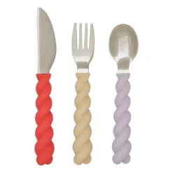 Mellow barnbestickset 3 delar, Lavender-Vanilla-CherryRed^OYOY Hot