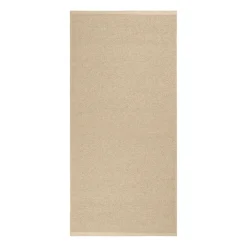 Gångmattor|Utomhusmattor-Scandi Living Mellow plastmatta beige, 70x200cm