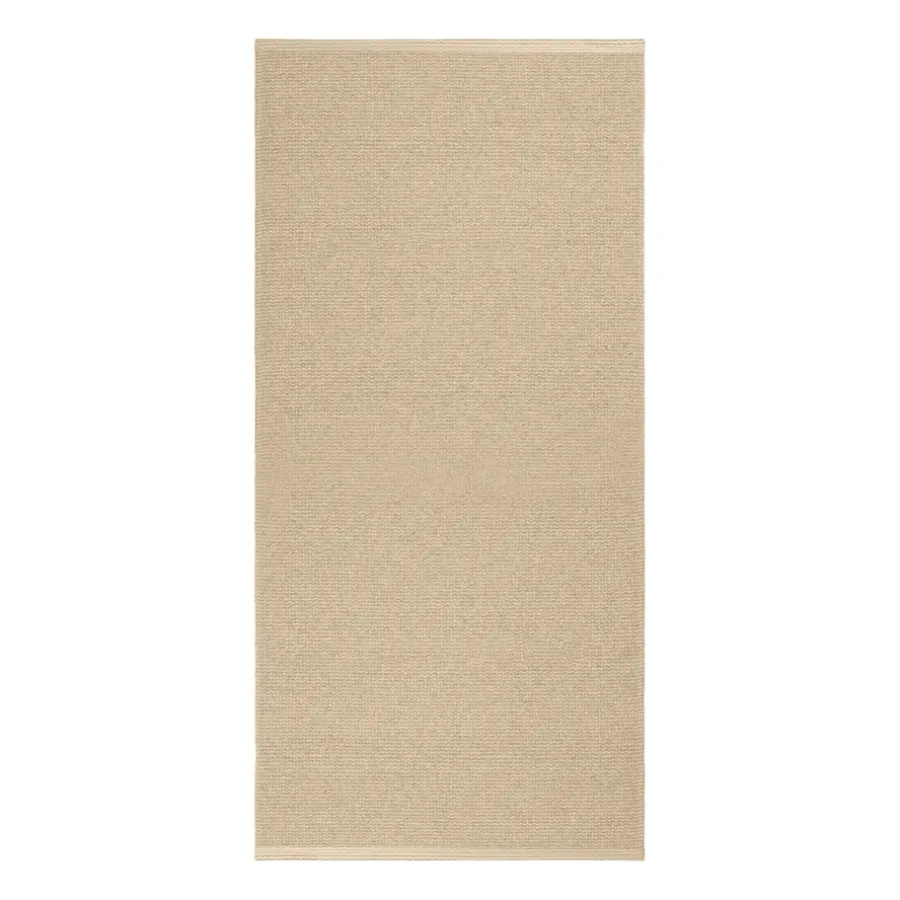 Gångmattor|Utomhusmattor-Scandi Living Mellow plastmatta beige, 70x200cm