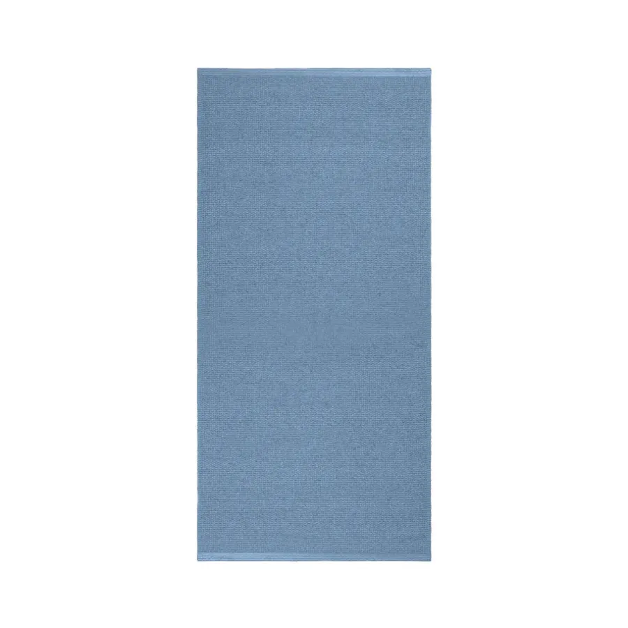 Gångmattor|Utomhusmattor-Scandi Living Mellow plastmatta blå, 70x250cm