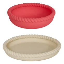 Mellow tallrik och skål, Vanilla-CherryRed^OYOY Outlet