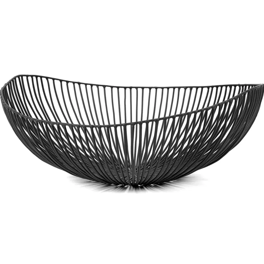 Fruktskålar-Serax Meo oval skål, Svart