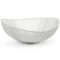 Fruktskålar-Serax Meo oval skål, Vit