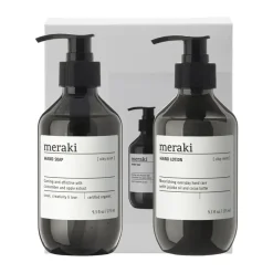 gåvoset, handtvål och handlotion, Silky Mist^Meraki Clearance