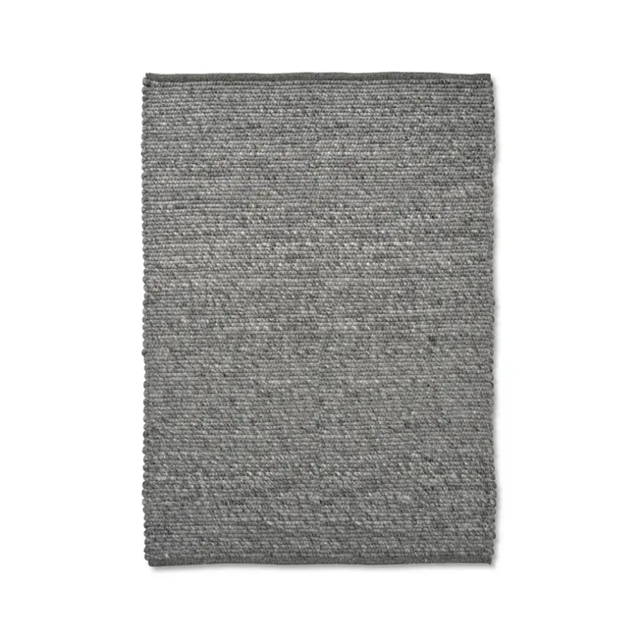 Bomulls- & Trasmattor-Classic Collection Merino ullmatta, granit, 200x300 cm
