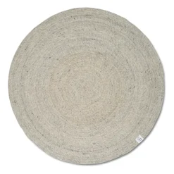 Runda Mattor-Classic Collection Merino ullmatta rund Ø200 cm, Concrete