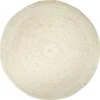 Merino ullmatta rund Ø160 cm, Vit^Classic Collection