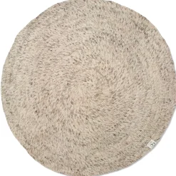 Runda Mattor|Bomulls- & Trasmattor-Classic Collection Merino ullmatta rund Ø200 cm, Beige