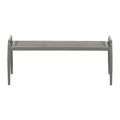 Trädgårdssoffor & Trädgårdsbänkar-1898 Messina bänk 51x124 cm, Taupe