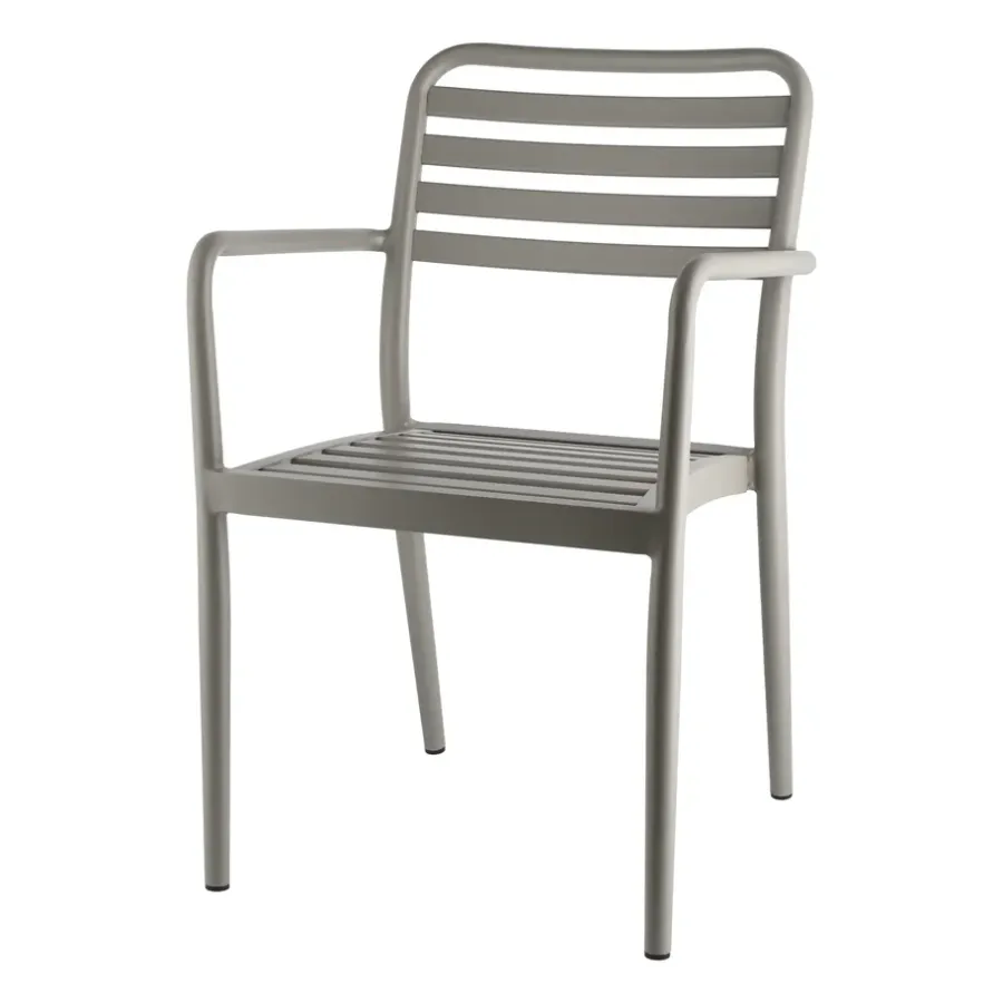 Sittmöbler·Trädgårdsstolar & Utestolar|Trädgårdsstolar & Utestolar-1898 Messina karmstol, Taupe