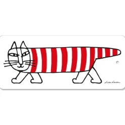 Mikey skärbräda 40x17 cm, Vit-röd^Opto Design Discount