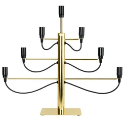 Milano adventsljusstake, mässing^Star Trading Outlet