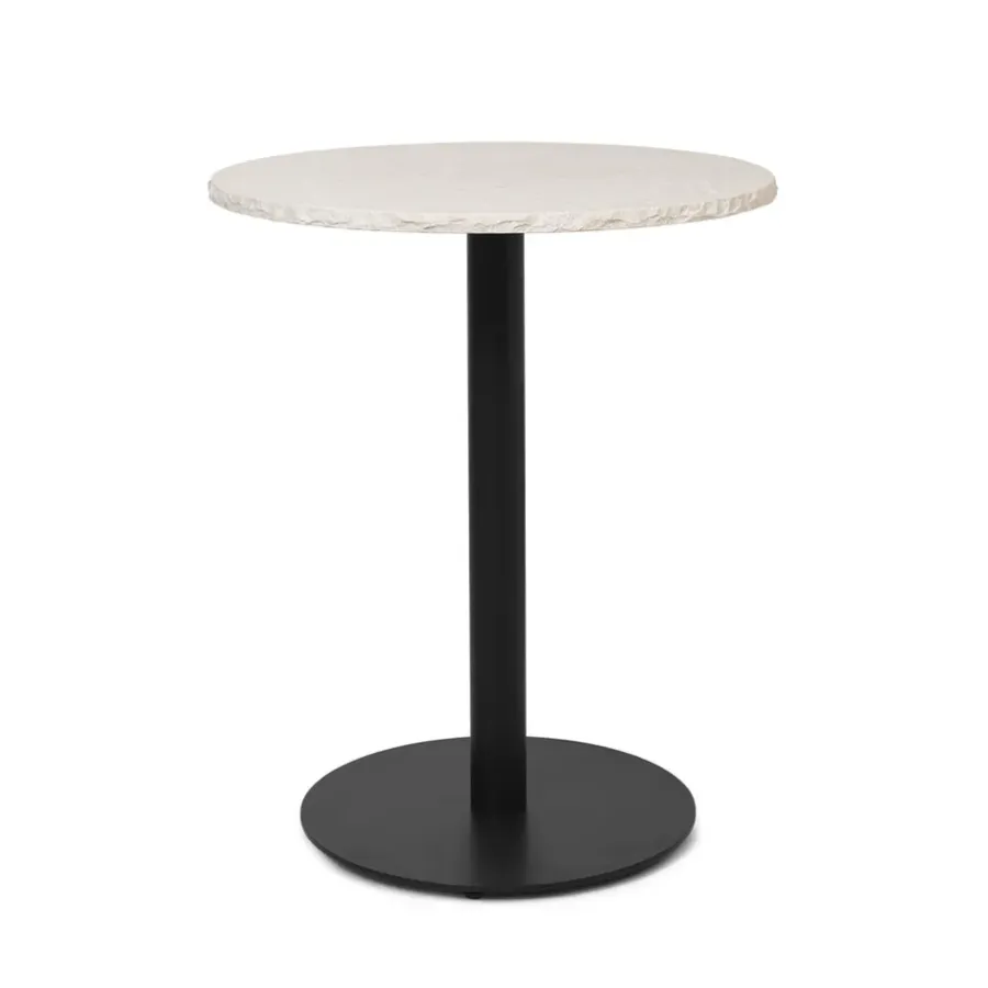 Matbord-Ferm Living Mineral cafébord, vit, marmor bianco curia