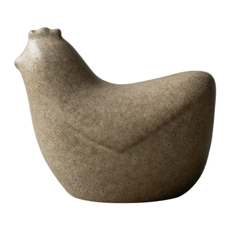 Påskdekorationer & Påskpynt-DBKD Mini hens 8 cm, Beige