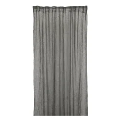 Gardinlängder-Boel & Jan Mirja gardinset 130x275 cm, Svart-grå