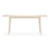 Matbord-Stolab Miss Holly bord 175x100 cm, Björk vitolja, 1 ilägg