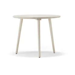 Matbord-Stolab Miss Tailor bord Ø90 cm, Björk ljus mattlack-fast skiva