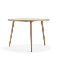 Miss Tailor bord Ø90 cm, ek naturell olja, fast skiva^Stolab