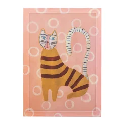 Väggdekorationer-Bloomingville Missy illustration med ram 40x56 cm, Rose