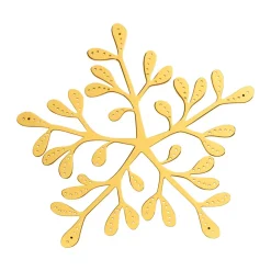 Mistletoe grytunderlägg Ø20 cm, Mässing^Cooee Design New