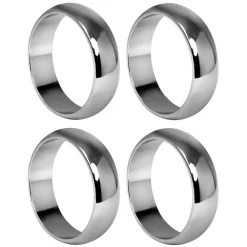Servettringar & Servettställ-Himla Monaco servettring Ø4 cm 4-pack, Silver