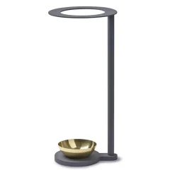 Paraplyställ-KLONG Monokel paraplyställ, grå - mässing