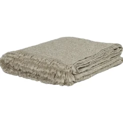 Bomullsplädar & Bomullsfiltar-Tell Me More Monti pläd 140x200 cm, Sand beige