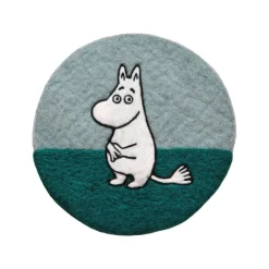 Grytunderlägg-Klippan Yllefabrik Moomin grytunderlägg Ø21 cm, Blå
