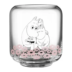Ljuslyktor & Ljusfat-Muurla Moomin ljuslykta/vas 10 cm, Together