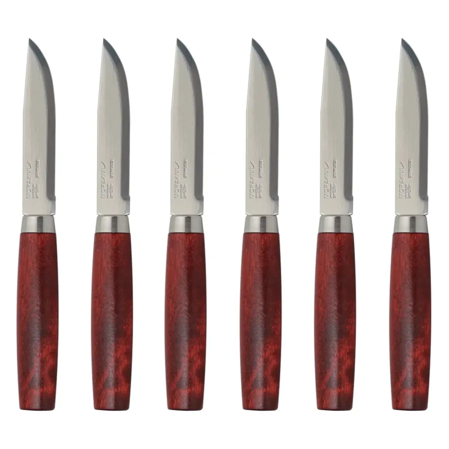 Grillbestick|Matbestick-Morakniv Classic Steak Knife 6-pack, Röd