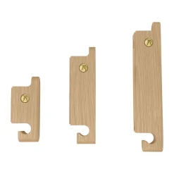 Multi Hooks krok set om 3, Oak^Andersen Furniture New