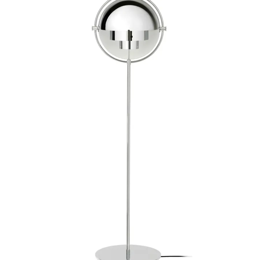 Golvlampor-GUBI Multi-Lite golvlampa, Krom-krom