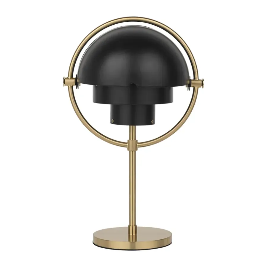 Portabla Lampor-GUBI Multi-Lite portabel lampa, Black semi matt-brass