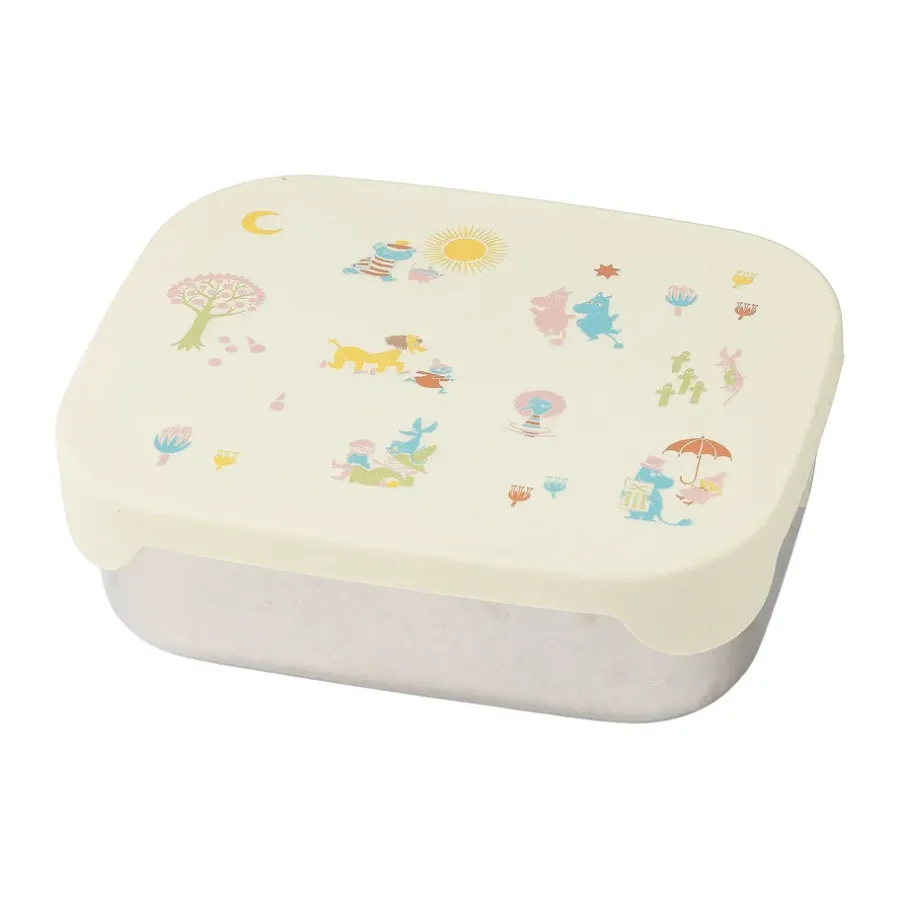 Matlådor-Rätt Start Mumin 80 lunchlåda plåt 13x17 cm, Beige