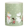 Led-Ljus-Muurla Mumin blockljus LED 12,5 cm, Festive spirits