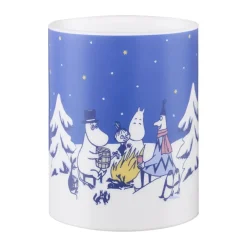 Led-Ljus-Muurla Mumin blockljus LED 12,5 cm, Starry night