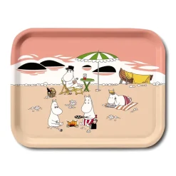 Brickor-Opto Design Mumin bricka sommar 2021, Aprikos-sand