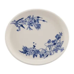 Mumin Haru tallrik oval 16 cm, Blå-vit^Moomin Arabia Sale