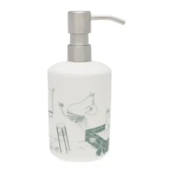 Mumin tvålpump, Badstund grön-vit^Moomin Arabia Sale