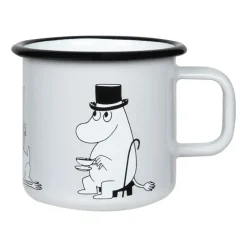 Muminmuggar-Muurla Muminpappa emaljmugg 37 cl, Grå