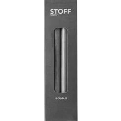 Ljus-STOFF Nagel ljus 12-pack, Antracit