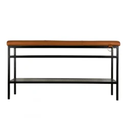 Nancy skohylla, svart-cognac^Maze