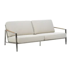 Balkongmöbler·Balkongsoffor|Balkongsoffor-Brafab Naos soffa, Stainless steel-dot beige, 2,5-sits